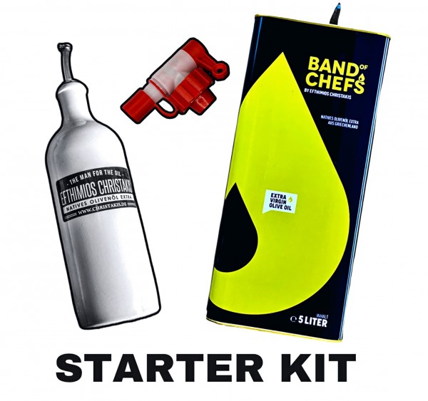 Starter Kit Bundle - BAND OF CHEFS natives Olivenöl extra 5 Liter
