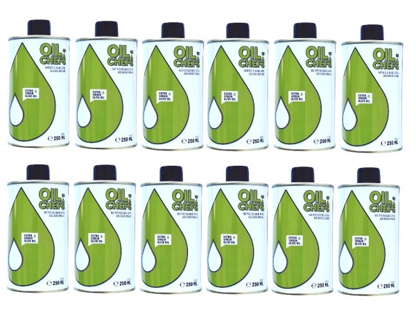OIL OF CHEFS 12x250 ml - Natives Olivenöl extra