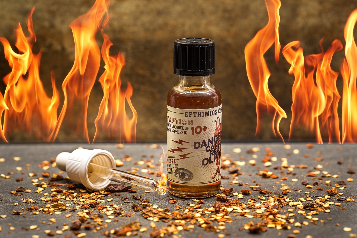 Dangerous Carolina Reaper Olivenöl 30 ml D.C.R.O. Premium Olivenöl